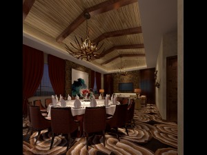 luxury family design - restaurant 6108 3D Model