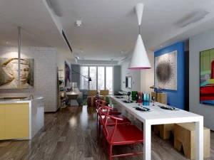 豪華なファミリーデザイン - レストラン 6109 3Dモデル