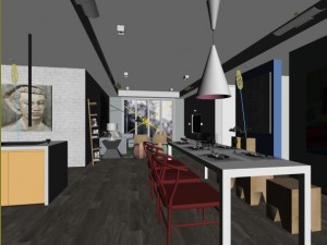 luxury family design - restaurant 6109 Modello 3D