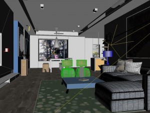 luxury family design - restaurant 6109 Modello 3D