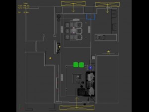luxury family design - restaurant 6109 Modello 3D
