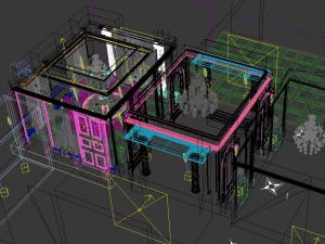 luxury family design - restaurant 6110 3D Model