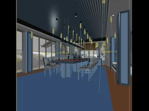 luxury family design - restaurant 6111 3D Model