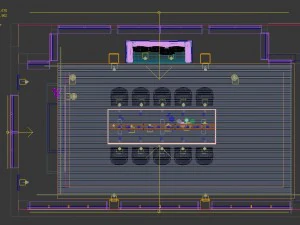 luxury family design - restaurant 6111 3D Model