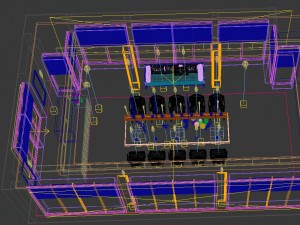 luxury family design - restaurant 6111 Model 3D