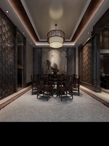 luxury family design - restaurant 6112 3D Model .c4d .max .obj .3ds .fbx .stl .blend 