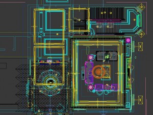 luxury family design - restaurant 6112 3D Модель