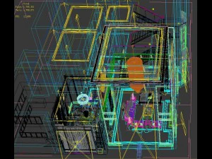 luxury family design - restaurant 6112 3D Model