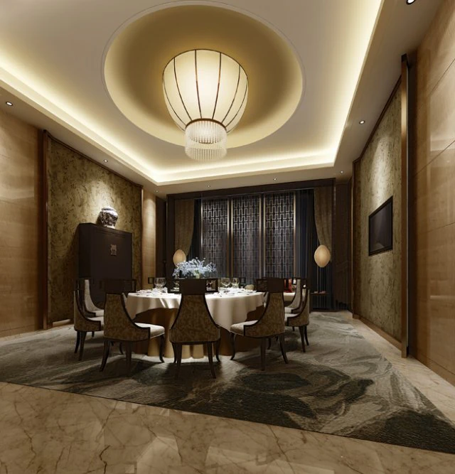 luxury family design - restaurant 6113 3D Model .c4d .max .obj .3ds .fbx .stl .blend