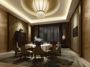 럭셔리 패밀리 디자인 - 레스토랑 6113 3D 모델