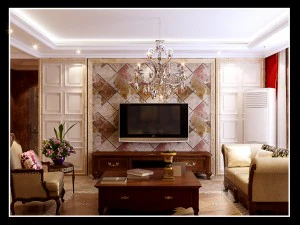 luxurious and concise european living room 5108 3D Model