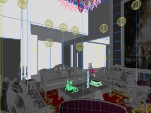 deluxe european living room 1738 3D 모델