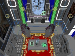 deluxe european living room 1738 3D 모델