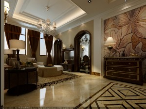 deluxe european living room 1803 3D Model