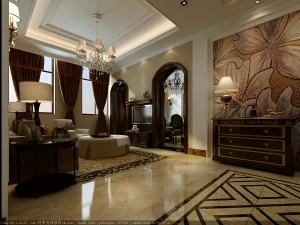 deluxe european living room 1803 3D Model