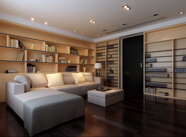 luxurious fashionable family decorates - the sitting room 0601 3D Model .c4d .max .obj .3ds .fbx .stl .blend 