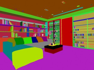 luxurious fashionable family decorates - the sitting room 0601 3D Model