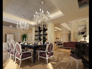 luxury fashion european restaurant 1802 3D Model