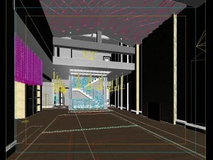 luxury fashion european restaurant 1802 3D Model