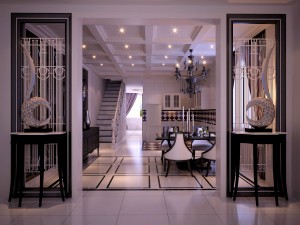 luxury fashion european restaurant 1803 3D Model