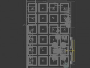 luxury fashion european restaurant 1803 3D Model