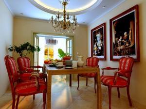 luxury fashion european restaurant 1804 Model 3D