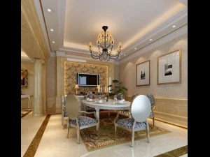 ristorante europeo di moda di lusso 1807 Modello 3D