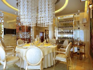 luxury fashion european restaurant 1810 3D Model