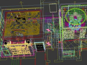 luxury fashion european restaurant 1810 3D Model