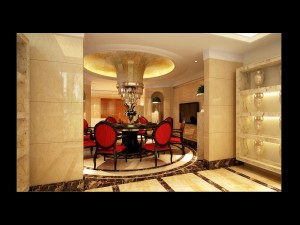 luxury fashion european restaurant 1813 3D Model