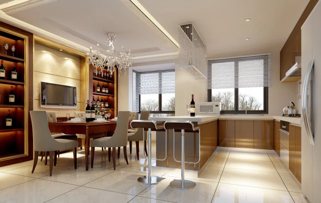 luxury fashion european restaurant 1816 3D Model .c4d .max .obj .3ds .fbx .stl .blend 