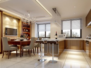 luxury fashion european restaurant 1816 3D Model