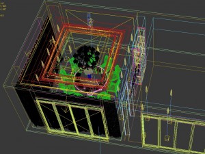 luxury fashion european restaurant 1817 3D Model