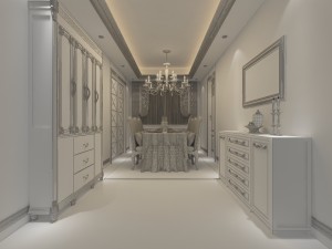 luxury fashion european restaurant 1824 3D Model