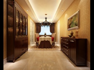 luxury fashion european restaurant 1824 3D Model