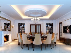 luxury fashion european restaurant 1826 Modelo 3D