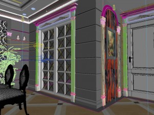 luxury fashion european restaurant 1829 Modèle 3D