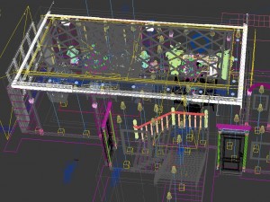 luxury fashion european restaurant 1829 Modèle 3D