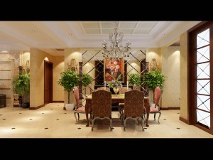 luxury fashion european restaurant 1831 Modello 3D