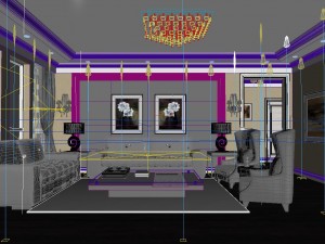 luxury fashion european restaurant 1832 Model 3D