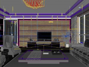 luxury fashion european restaurant 1832 Model 3D