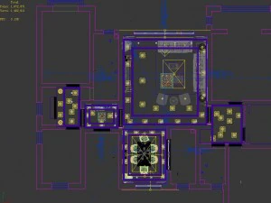 luxury fashion european restaurant 1832 3D Model