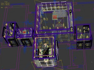 luxury fashion european restaurant 1832 Model 3D