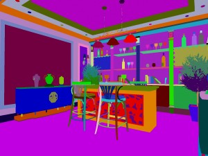luxury fashion european restaurant 1834 3D Model