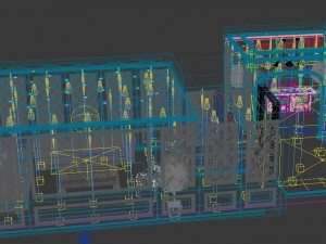 luxury fashion european restaurant 1834 3D Model