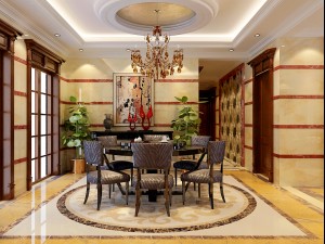 luxury fashion european restaurant 1835 Model 3D