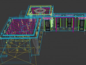 luxury fashion european restaurant 1835 3D Modell