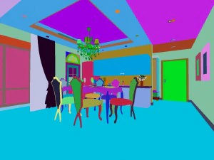 luxury fashion european restaurant 1842 3D Model