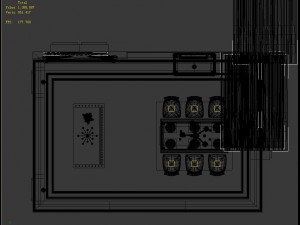 luxury fashion european restaurant 1844 3D Model