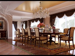 luxury fashion european restaurant 1847 3D 모델